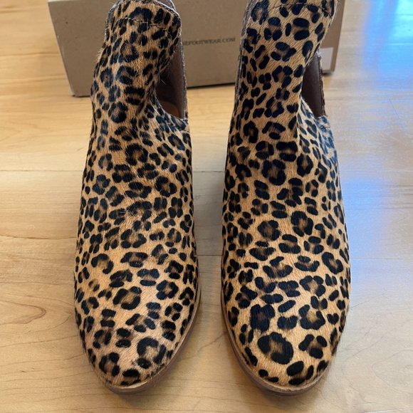 Anthropologie Matisse Animal-Printed Ankle Boots ~ Size 8 - Picture 7 of 11